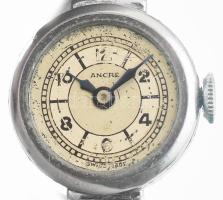 Ancre gyűrű óra mechanikus szerkezettel. Fém, m: 52 cm