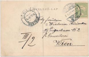 1905 Nagyszeben, Hermannstadt, Sibiu; Die neue elektr. Stadtbahn: Eröffnungsfahrt. Verlag der Buchha...