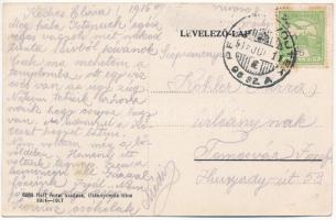 1916 Resicabánya, Resita; Gázgyár. Neff Antal kiadása / Gasfabrik / gas factory, gasworks (fl)