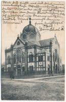 1913 Szatmárnémeti, Szatmár, Satu Mare; Izraelita templom, zsinagóga / synagogue (fl)