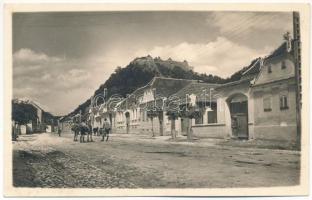 Barcarozsnyó, Rozsnyó, Rosenau, Rasnov; vár / cetatea, S.C. a T. Sectia Brasov. Fot. Orig. J. Fischer 1930. / castle