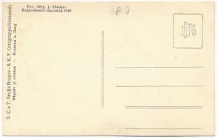 Barcarozsnyó, Rozsnyó, Rosenau, Rasnov; vár / cetatea, S.C. a T. Sectia Brasov. Fot. Orig. J. Fische...