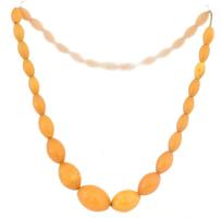 Borostyán nyaklánc. 42 cm