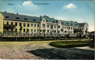 1915 Lugos, Lugoj; Vármegyei kórház. Gutenberg nyomda kiadása / county hospital (fl)