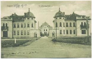 1915 Lugos, Lugoj; Új közvágóhíd. Nemes Kálmán kiadása / new slaughterhouse