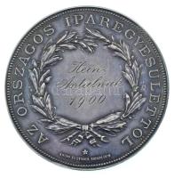 Anton Scharff (1845-1930) 1900. "Az Országos Iparegyesülettől" jelzetlen Ag emlékérem &quo...