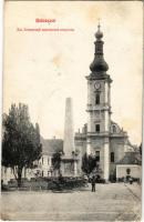 1908 Kolozsvár, Cluj; Szent Ferenc-rendi szerzetesek temploma. Ujhelyi és Boros kiadása / Franciscan church (EB)