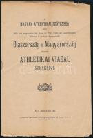 1926 A Magyar Athletikai Szövetség által rendezett Olaszország-Magyarország közötti atlétikai viadal sorrendje