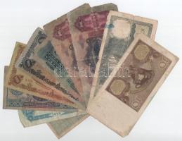 10db-os, főleg magyar bankjegyekből álló tétel, közte Lengyelország 1940. 10Zl T:F-G
