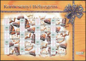 2004 Karácsonyi bélyegem - Sütemények promóciós teljes ív sorszám nélkül (11.000)