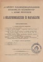 Gámenczy Béla (összeáll.) - Halász Árpád (összeáll.):
A kötött élelmiszergazdálkodás gyakorlati kéz...