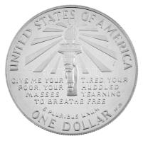 Amerikai Egyesült Államok 1986S 1$ Ag "Szabadság-szobor" kapszulában, eredeti tokban T:PP
...