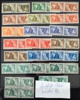 1916-1988 Magyar összeállítás az Aratós időszaktól berakólapokon, közte sorok, összefüggések / 1916-...