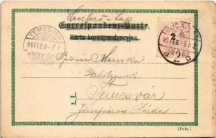 1899 (Vorläufer) Lviv, Lwów, Lemberg; Ulica, Karola Ludowika, Gmach Sejmowy, Kosciól Sw. Jura. S. Wi...