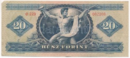 1962. 20Ft T:F erős papír Adamo F13