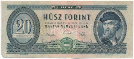 1962. 20Ft T:F erős papír Adamo F13