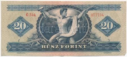 1962. 20Ft T:F erős papír Adamo F13