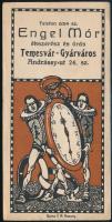 Engel Mór ékszerész és órás, Temesvár-Gyárváros számolócédula