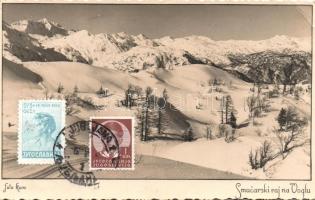 Vogel, Smucarski raj na Voglu / ski resort, TCV card