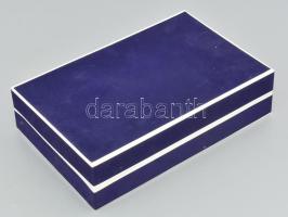 Kalocsai kétszemélyes kávéscsésze szett, díszdobozban. Jelzett, hibátlan