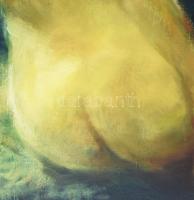 Dóka Zoltán (1954-?): Női hátakt (cím nélkül). Olaj, vászon, jelezve balra lent. 100×90 cm