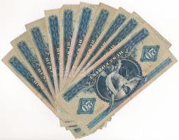 1965. 20Ft (10x) T:F,VG
Hungary 1965. 20 Forint (10x) C:F,VG
Adamo F14