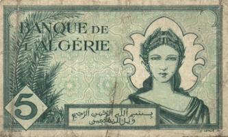 Algéria 1942. 5Fr T:III