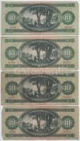 1957. 10Ft (8x) T:F,VG Hungary 1957. 10 Forint (8x) C:F,VG Adamo F4