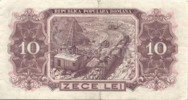 Románia 1952. 10L, 25L, 100L komplett sor! T:II/III,III