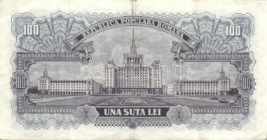 Románia 1952. 10L, 25L, 100L komplett sor! T:II/III,III