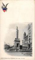 Baltimore, Battle monument, coat of arms. Arthur Strauss Publisher No. 149. (gyűrődések / creases)