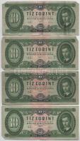 1957. 10Ft (7x) T:F,VG Hungary 1957. 10 Forint (7x) C:F,VG Adamo F4