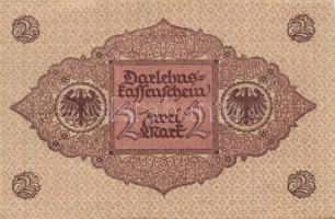 Német Birodalom / Weimari Köztársaság 1920. 2M (4x) barna és piros nyomatú variánsok T:I,I-