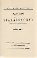 [Doleskó Teréz] Rézi néni:
Szegedi szakácskönyv. Ezernél több ételkészítési utasítással. (Számozott...