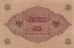 Német Birodalom / Weimari Köztársaság 1920. 2M (3x) piros nyomatú variáns T:I,I-