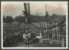 1935 Dunakeszi, Magyarság Dal és Önk. Egyesület fotóalbuma egyesületi tag részére, elnökség aláírása...