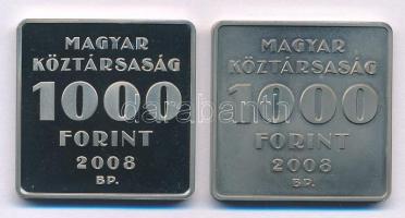2008. 1000Ft Cu-Ni "Telefonhírmondó - Puskás Tivadar" kapszulában (2xklf) T:PP,BU 
Adamo ...