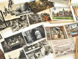 Saalfeld (Németország) vonatkozású fotó és képeslap tétel, közte leporellók is, összesen kb. 30 db