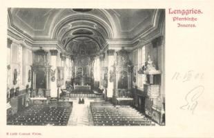 Lenggries church interior