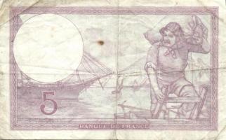 Franciaország 1940.12.26. 5Fr T:III