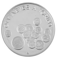 1996. 2000Ft Ag "Ötvenéves a Forint", "PRÓBAVERET" jelzéssel, kapszulában T:PP /...