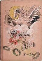 Osten, [Anna von der]: Mädchen-Ideale. Erzählung für junge Mädchen. Berlin, é.n. (cca 1890), Herm. J. Meidinger, 1 (címkép, fotógravűr) t.+ 208 p. Kiadói dekoratív, aranyozott, festett, rózsaszín egészvászon-kötés, a borító kissé koszos, egyébként jó állapotban.