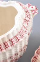 cca 19. sz. második fele, Copeland Late Spode "Exeter" 11 darabos hiányos teás készlet. Je...