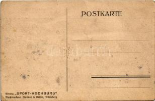 1. F.C Nürnberg - Deutscher Meister 1920/21/22: Boes, Träg, Popp, Grünewald, Riegel, Stuhlfaut, Kalb...