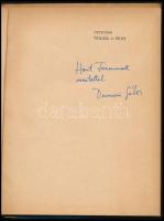 Devecseri Gábor: Terjed a fény. (DEDIKÁLT). Bp., 1950, Hungária. Első kiadás. Kiadói papírkötés, sér...