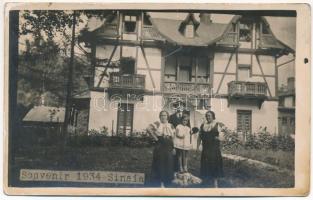 1934 Sinaia, villa hotel. photo (EK)