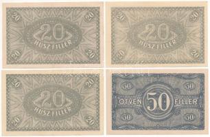 1920. 20f (3x) + 50f T:AU,XF