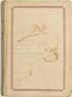 Márai Sándor: Szindbád hazamegy. (DEDIKÁLT). Márai Sándor munkái. Bp., 1940, Révai, 216 p. Első kiad...