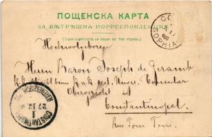 1900 Sofia, Sophia, Sofiya; Chemin de fer Sofia-Roman, Tunnel, Milkova livada / railway line, railwa...