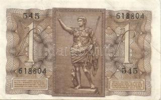 Olaszország/Biglietto di Stato 1939-44. 1L 2klf, 2L (2x) klf aláírással, 5L T:II,III Összesen 5klf d...